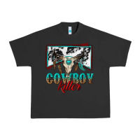 Pigment Black cowboy killer Urban Heavy Tee - texasbilliewilder