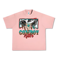 Salmon cowboy killer Urban Heavy Tee - texasbilliewilder