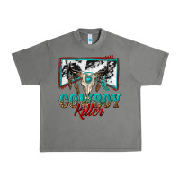 Tornado cowboy killer Urban Heavy Tee - texasbilliewilder