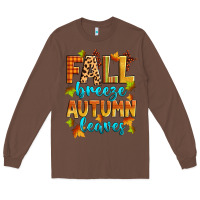 Chestnut fall breeze autumn leaves Long Sleeve Tee - Zillion Design Studio