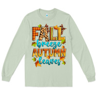 Matcha fall breeze autumn leaves Long Sleeve Tee - Zillion Design Studio