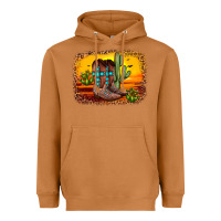 Meerkat cross sunset backgraund Heavyweight Hoodie - JahusDesignShop