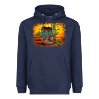 Navy cross sunset backgraund Heavyweight Hoodie - JahusDesignShop
