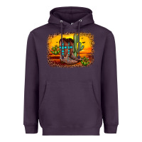 Cross Sunset Backgraund Heavyweight Hoodie | Teevron