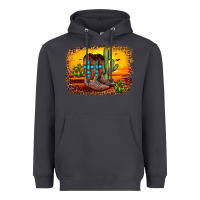 Smoke cross sunset backgraund Heavyweight Hoodie - JahusDesignShop
