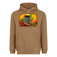 Toasted Coconut cross sunset backgraund Heavyweight Hoodie - JahusDesignShop