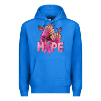 True Royal Hope Breast Cancer Caucasian hand nails Premium Hoodie - NancyCooperArtShop