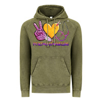 Vintage Olive peace love nursing Vintage Hoodie - AdoDesignShop