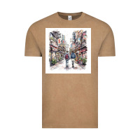 Vintage Coffee Japan Street Vintage Tee - Unal Design