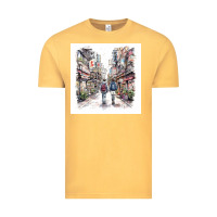 Vintage Mustard Japan Street Vintage Tee - Unal Design