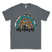Charcoal Heather western mama rainbow Classic Tee - RanaPortraitStore