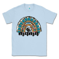 Dusty Blue western mama rainbow Classic Tee - RanaPortraitStore