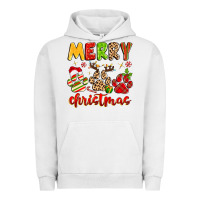 Pigment Lunar Rock merry christmas paws Urban Hoodie - MaliasSmallBusiness