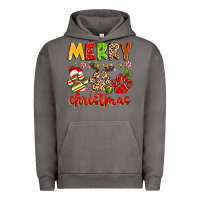 Pigment Tornado merry christmas paws Urban Hoodie - MaliasSmallBusiness
