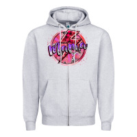 Heather Grey mama valentine Zipper Hoodie - RacoonDesign