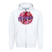 White mama valentine Zipper Hoodie - RacoonDesign
