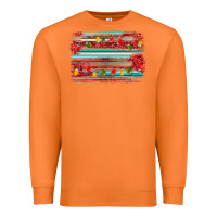 Carrot christmas background Premium Sweatshirt - AdoDesignShop
