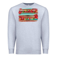 Heather Grey christmas background Premium Sweatshirt - AdoDesignShop
