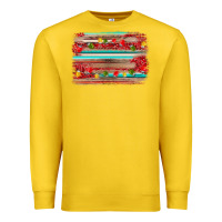 Lemon christmas background Premium Sweatshirt - AdoDesignShop