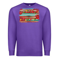 Purple christmas background Premium Sweatshirt - AdoDesignShop