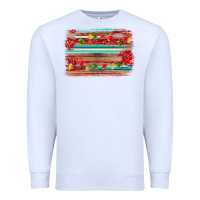 White christmas background Premium Sweatshirt - AdoDesignShop