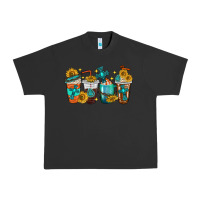 Pigment Black cross coffee cups Urban Heavy Tee - texasbilliewilder