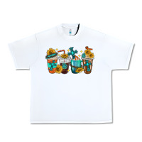 White cross coffee cups Urban Heavy Tee - texasbilliewilder