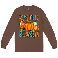 Chestnut 'tis the season fall Long Sleeve Tee - Zillion Design Studio