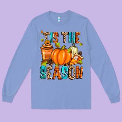 'tis The Season Fall Long Sleeve Tee Designed By Zillion Design Studio