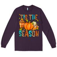 Plum 'tis the season fall Long Sleeve Tee - Zillion Design Studio