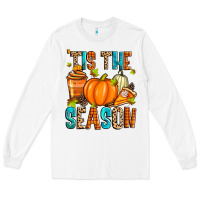 White 'tis the season fall Long Sleeve Tee - Zillion Design Studio