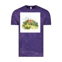 Cloud Purple Italy Vintage Tee - Unal Design