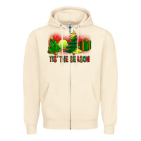 Sandshell tis the season christmas with tennis ball and tree cookie Zipper Hoodie - FaDigitalArtStudio