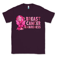 Plum Breast Cancer Awareness with Coffee Cup Classic Tee - texasbilliewilder