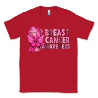 Red Breast Cancer Awareness with Coffee Cup Classic Tee - texasbilliewilder