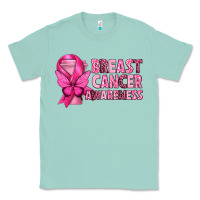 Seafoam Breast Cancer Awareness with Coffee Cup Classic Tee - texasbilliewilder
