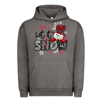 Pigment Tornado let it snow sowman snowflake Urban Hoodie - MaliasSmallBusiness
