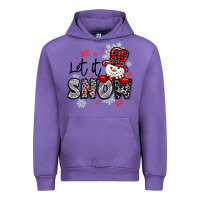 Tulip let it snow sowman snowflake Urban Hoodie - MaliasSmallBusiness