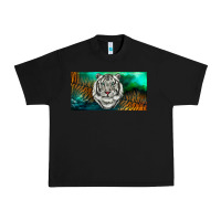 Black white tiger forest license plate Urban Heavy Tee - RanaPortraitStore