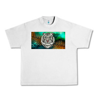 Lunar Rock white tiger forest license plate Urban Heavy Tee - RanaPortraitStore