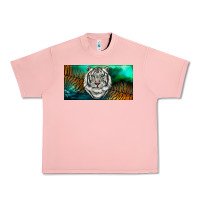 Salmon white tiger forest license plate Urban Heavy Tee - RanaPortraitStore