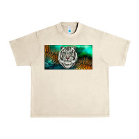 Sandshell white tiger forest license plate Urban Heavy Tee - RanaPortraitStore