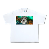 White white tiger forest license plate Urban Heavy Tee - RanaPortraitStore