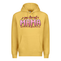Antique Gold one loved mama Premium Hoodie - MaliasSmallBusiness