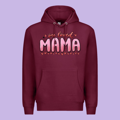 One Loved Mama Premium Hoodie Designed By Maliassmallbusiness