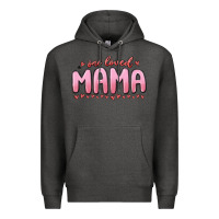 Charcoal Heather one loved mama Premium Hoodie - MaliasSmallBusiness