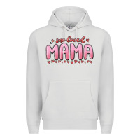 Dove Grey one loved mama Premium Hoodie - MaliasSmallBusiness
