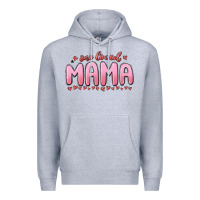 Heather Grey one loved mama Premium Hoodie - MaliasSmallBusiness