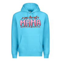 Ocean Blue one loved mama Premium Hoodie - MaliasSmallBusiness