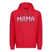 Red one loved mama Premium Hoodie - MaliasSmallBusiness